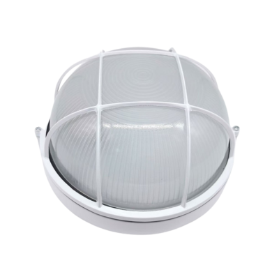 Synerji Round Aluminium Bulkhead – White version with grid