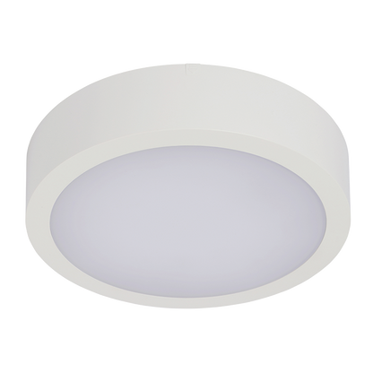 Synerji Round LED Bulkhead – white bulkhead, unlit