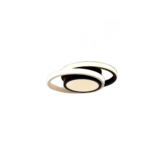 Synerji Round LED Ceiling Light – 38W, 1900lm, 4000K, IP20, Black or White