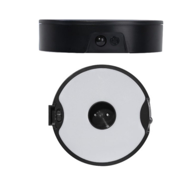 Synerji Round Solar LED Wall Light with PIR Sensor – 1.5W, Black