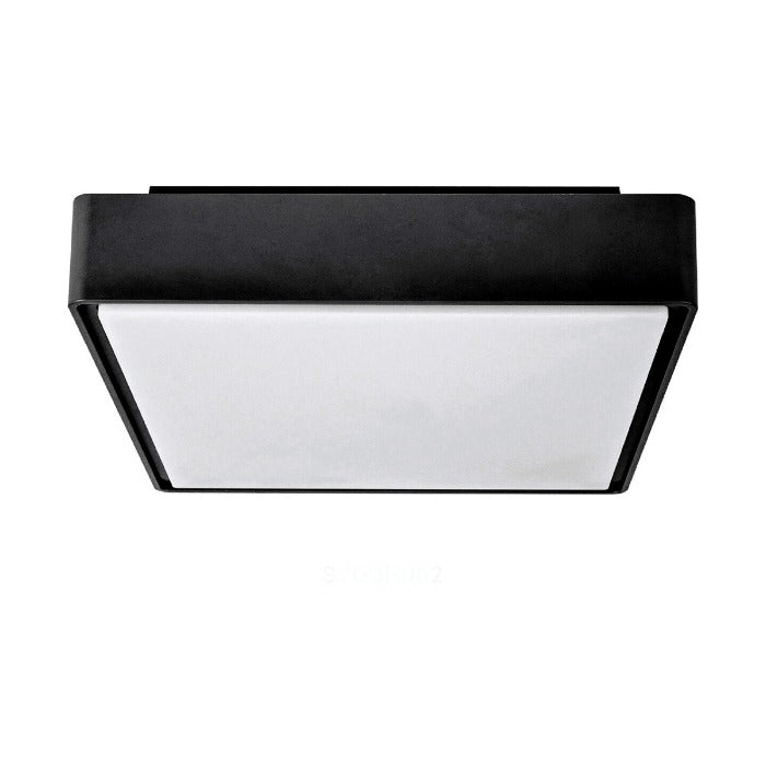 Synerji Square LED Bulkhead – 10W/16W/21W, 4000K, IP65, Black/Grey