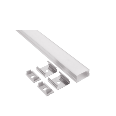 Synerji Surface-Mount Aluminium Channel for LED Strip – 17 x 7mm, 3m